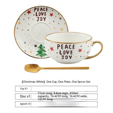 Charger l'image dans la galerie, Ins Christmas Ceramic Cup Dish Kitchen Gadgets