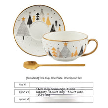 Charger l'image dans la galerie, Ins Christmas Ceramic Cup Dish Kitchen Gadgets
