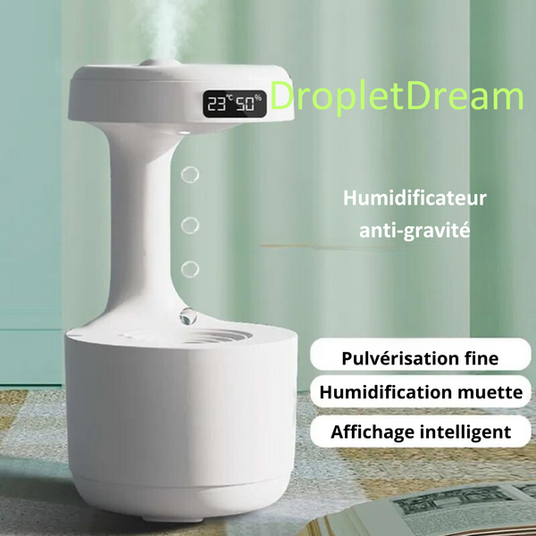 DropletDream - Humidificateur d'Air en Goutte d'Eau avec Effet Anti-gravité