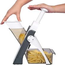 Charger l'image dans la galerie, Coupe-légumes multifonction SliceMaster avec râpe réglable pour découpe facile et polyvalente des fruits et légumes