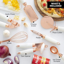 Charger l'image dans la galerie, Ensemble de 7 ustensiles de cuisine en acier inoxydable