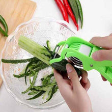 Charger l'image dans la galerie, Kitchen Gadgets Vegetable Salad Fruit Slicer Cucumber Ham Banana Splitter Peeler